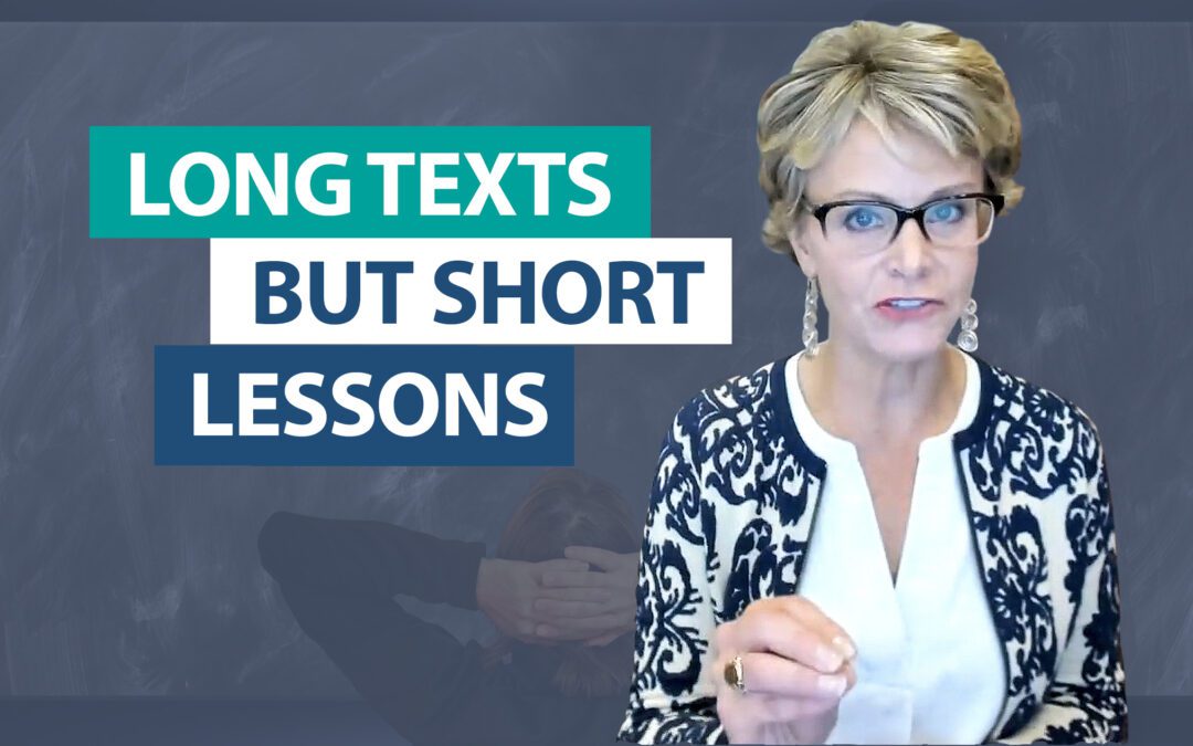 Use previously-read texts to keep mini-lessons short