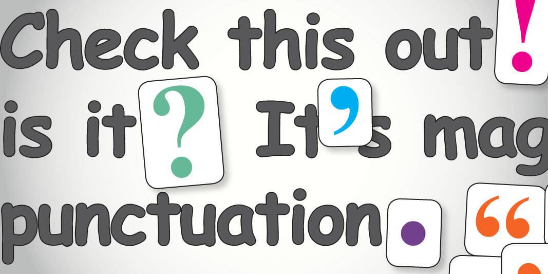 Magnetic Punctuation - Help students use punctuation marks