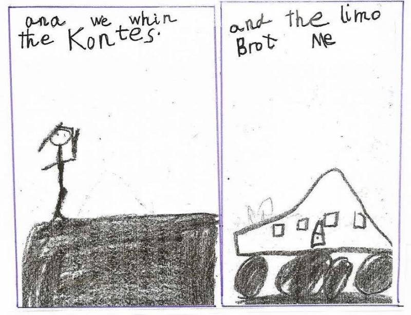 Anchor Paper: Kindergarten Student Sample - "Limo"